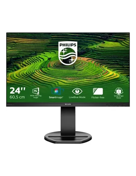 Monitor led 24 pulgadas philips b line 241b8qjeb - 00 ips -  dp -  hdmi -  dvi - d -  vga -  75hz -  5ms -  vesa 100x100