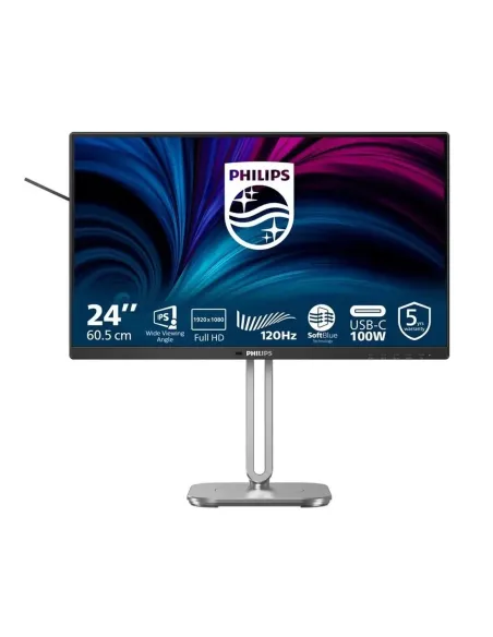 Monitor led 24 pulgadas philips 24b2u4301 - 00 ips -  fhd -  dp -  hdmi -  120hz -  4ms -  vesa 100x100