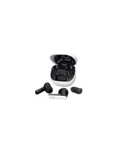 Auriculares Bluetooth Trust GXT 409 Oxxie 25478 con estuche de carga/ Autonomía 7h/ Blanco y Negro