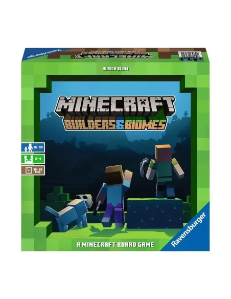 Juego de mesa ravensburger minecraft builders & biomes