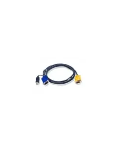 Aten 2L5202UP cable para video, teclado y ratón (kvm) Negro 1,8 m