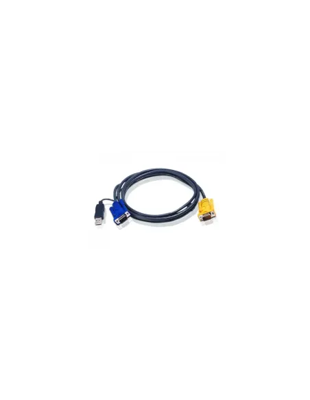Aten 2L5202UP cable para video, teclado y ratón (kvm) Negro 1,8 m