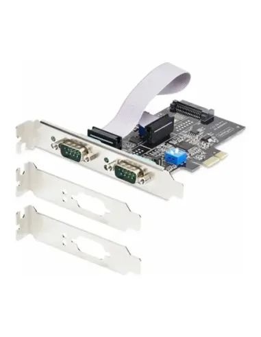 Tarjeta de red startech 2s232422485 - pc - card 2x rs232 pci express