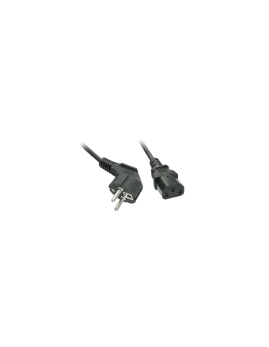 Lindy 30335 cable de transmisión Negro 2 m Enchufe tipo F C13 acoplador