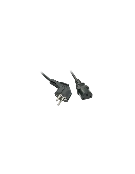 Lindy 30335 cable de transmisión Negro 2 m Enchufe tipo F C13 acoplador