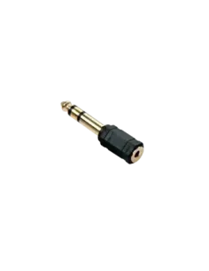 Lindy 35620 cambiador de género para cable 6.3mm 3.5mm Negro