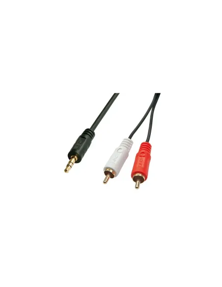 Lindy 35681 cable de audio 2 m 3,5mm 2 x RCA Negro, Rojo, Blanco