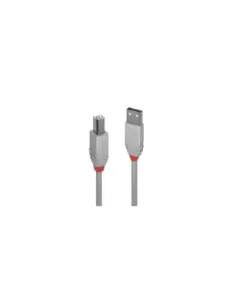 Lindy 36683 cable USB USB 2.0 2 m USB A USB B Gris