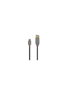 Lindy 36886 cable USB USB 2.0 1 m USB A USB C Negro, Gris