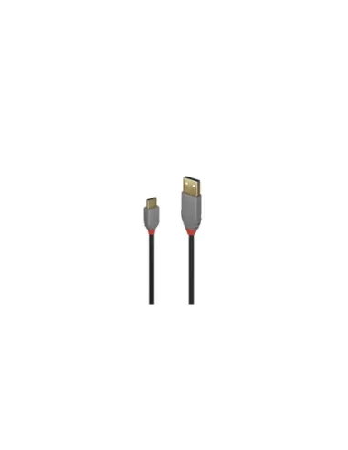 Lindy 36886 cable USB USB 2.0 1 m USB A USB C Negro, Gris