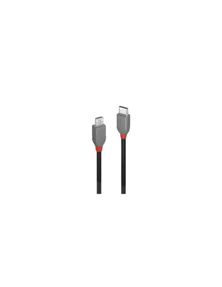 Lindy 36893 cable USB USB 2.0 3 m USB C Micro-USB B Negro