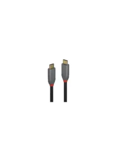 Lindy 36900 cable USB 0,5 m USB C Negro, Gris