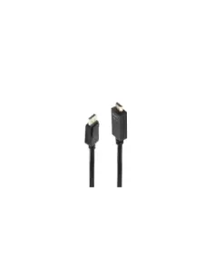 Lindy 36920 adaptador de cable de vídeo 0,5 m DisplayPort HDMI tipo A (Estándar) Negro