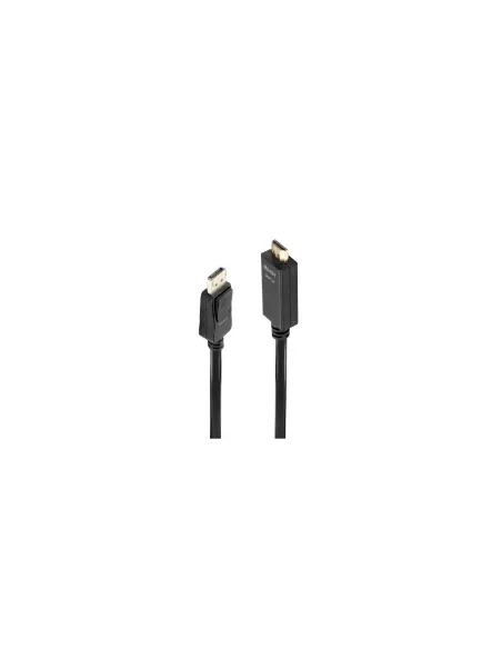 Lindy 36920 adaptador de cable de vídeo 0,5 m DisplayPort HDMI tipo A (Estándar) Negro