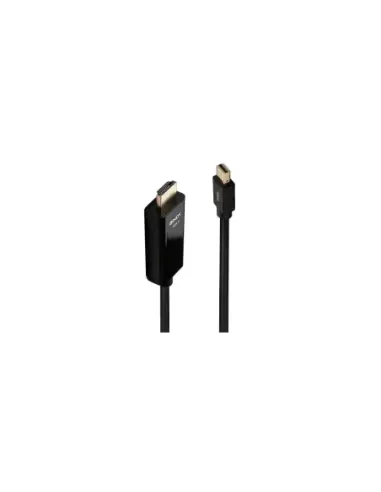 Lindy 36927 adaptador de cable de vídeo DisplayPort HDMI tipo A (Estándar) Negro