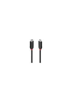 Lindy 37000 cable USB USB4 Gen 3x2 0,5 m USB C Negro