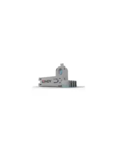 Lindy 40452 bloqueador de puerto Bloqueador de puerto + clave USB tipo A Azul Acrilonitrilo butadieno estireno (ABS) 5 pieza(s)