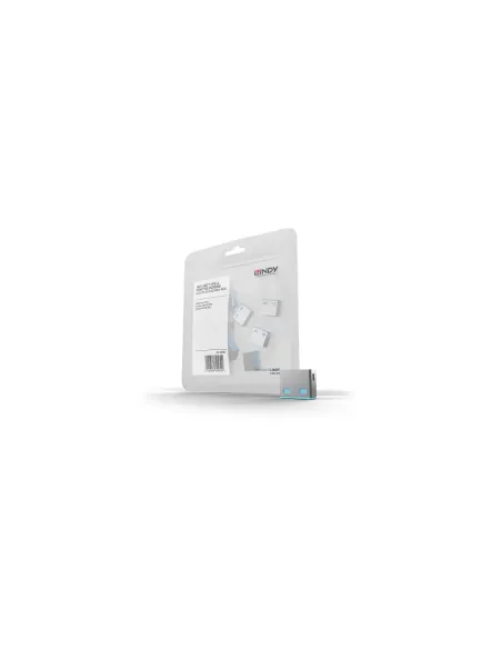 Lindy 40462 bloqueador de puerto USB tipo A Azul Acrilonitrilo butadieno estireno (ABS) 10 pieza(s)