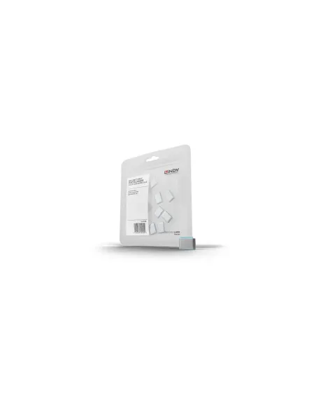 Lindy 40466 bloqueador de puerto USB Tipo C Azul Acrilonitrilo butadieno estireno (ABS) 10 pieza(s)