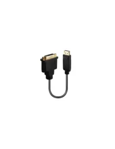 Lindy 41004 adaptador de cable de vídeo 0,15 m DisplayPort DVI-D Negro