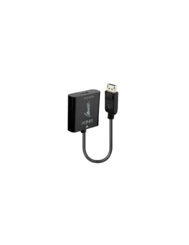 Lindy 41068 adaptador de cable de vídeo 1,5 m DisplayPort HDMI tipo A (Estándar) Negro