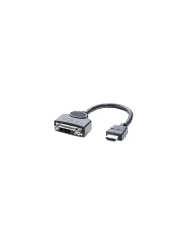 Lindy 41227 adaptador de cable de vídeo 0,2 m DVI-D HDMI Negro