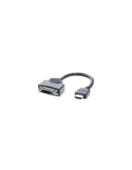 Lindy 41227 adaptador de cable de vídeo 0,2 m DVI-D HDMI Negro