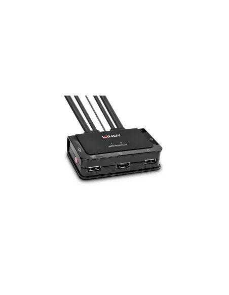 Lindy 42340 interruptor KVM Negro