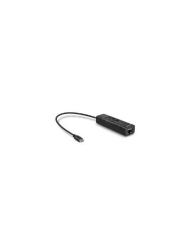 Lindy 43249 hub de interfaz USB 3.2 Gen 1 (3.1 Gen 1) Type-C 5000 Mbit/s Negro