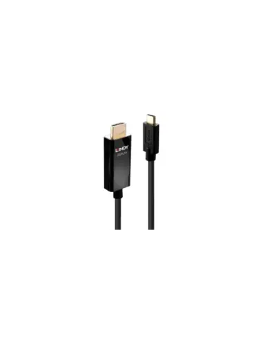 Lindy 43292 adaptador de cable de vídeo 2 m USB Tipo C HDMI tipo A (Estándar) Negro