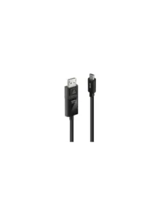 Lindy 43341 adaptador de cable de vídeo 1 m USB Tipo C DisplayPort Negro