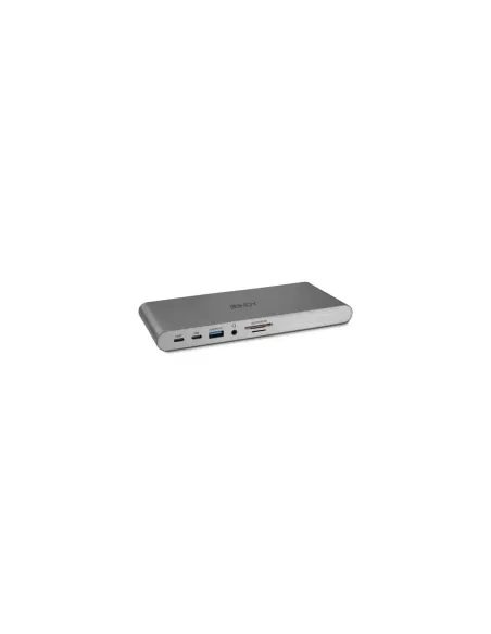 Lindy 43349 base para portátil y replicador de puertos Alámbrico USB 3.2 Gen 1 (3.1 Gen 1) Type-C Plata