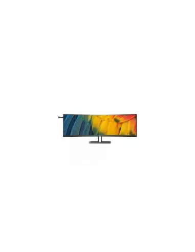 Monitor Profesional Ultrapanorámico Curvo Philips 45B1U6900C 44.5"/ Dual QHD/ Multimedia/ Regulable en altura/ Negro