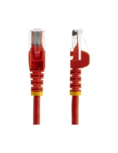 Cable de red startech latiguillo rj45 utp cat5e 0.5m rojo