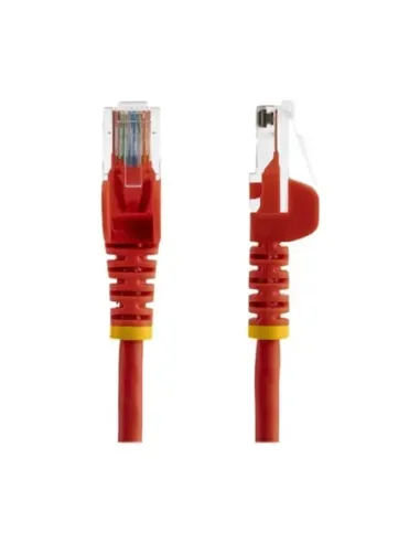 Cable de red startech latiguillo rj45 utp cat5e 0.5m rojo