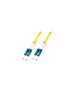 Lindy 47451 Cable de fibra óptica e InfiniBand 2 m LC Amarillo