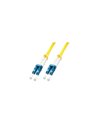 Lindy 47451 Cable de fibra óptica e InfiniBand 2 m LC Amarillo