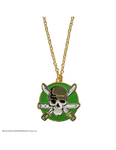 Collar cinereplicas one piece roronoa zoro logo