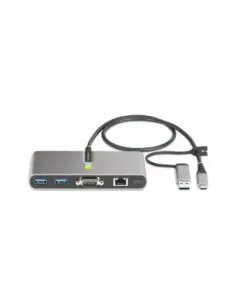 Hub startech usb tipo c - usb tipo a 5 en 1