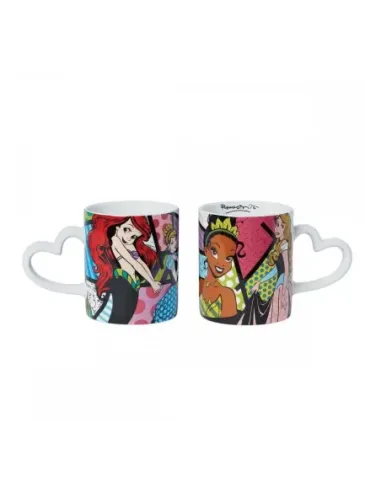 Taza enesco disney princesas ariel - cenicienta - tiana y aurora