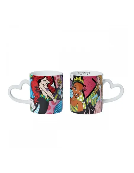 Taza enesco disney princesas ariel - cenicienta - tiana y aurora
