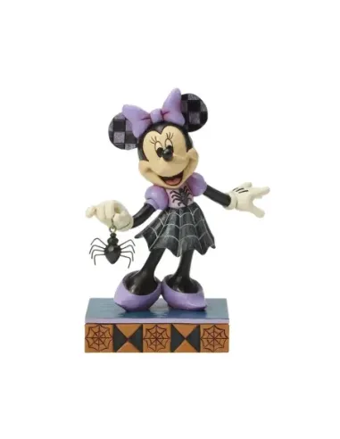 Figura enesco disney minnie con vestido de araña