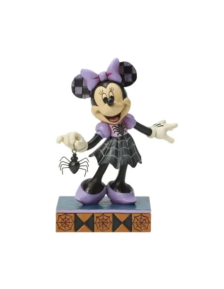 Figura enesco disney minnie con vestido de araña