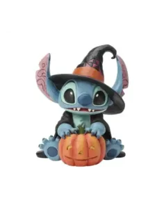 Figura enesco stitch de mago con sombrero