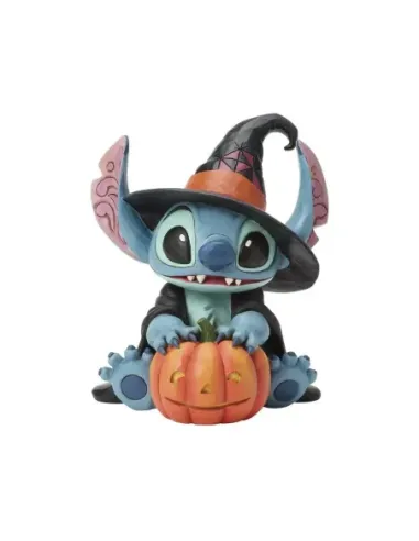 Figura enesco stitch de mago con sombrero