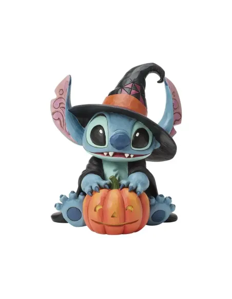 Figura enesco stitch de mago con sombrero