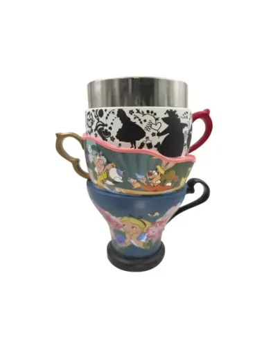 Copa decorativa enesco alicia en el país de las maravillas