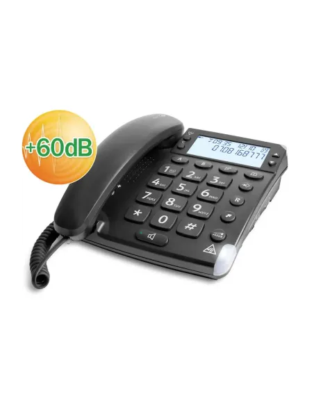 Telefono fijo doro magna black - negro