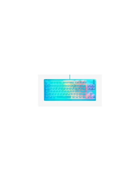 Steelseries Apex 3 TKL - US teclado Juego USB QWERTY Inglés de EE. UU. Color aguamarina