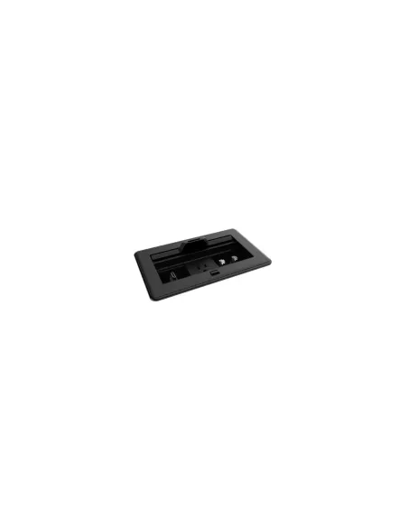 CRESTRON FLIPTOP FT2 SERIES CABLE MANAGEMENT SYSTEM, 202 SIZE, MECHANICAL, PASS-THROUGH LID, BLACK (FT2-202-MECH-PTL-B) 6511668